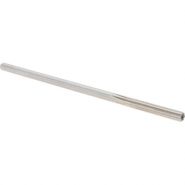 Alvord Polk 10341 Chucking Reamer 0.1970" Dia, 5" OAL, 1-1/4" Flute Length, Straight Flute, Straight-Cylindrical Shank, HSS