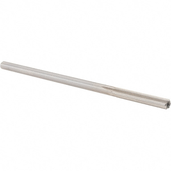 Alvord Polk 10378 Chucking Reamer 0.2150" Dia, 5" OAL, 1-1/4" Flute Length, Straight Flute, Straight-Cylindrical Shank, HSS