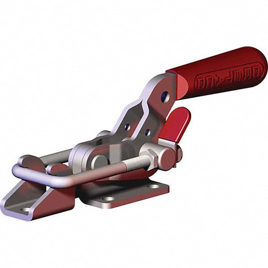De-Sta-Co 331-M-25 Pull-Action Latch Clamp Horizontal, 719 lb, U-Hook, Flanged Base