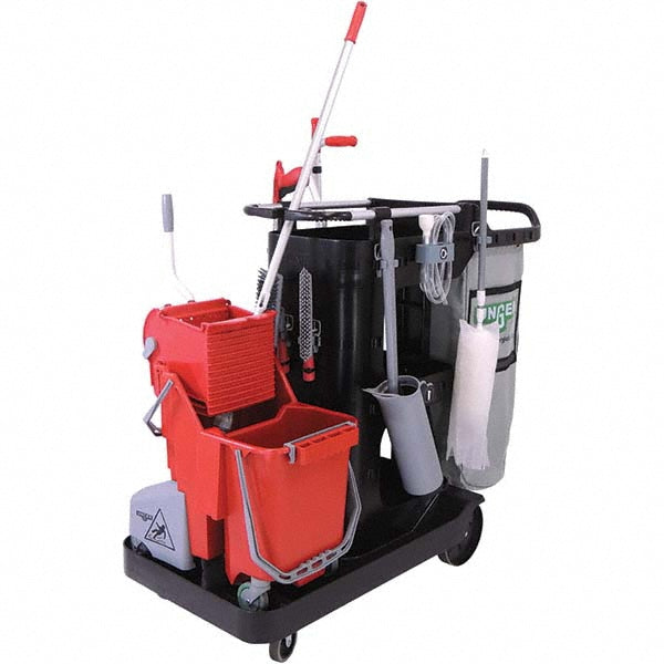 Unger RRSPC RestroomRx Cleaning Specialist System Cart