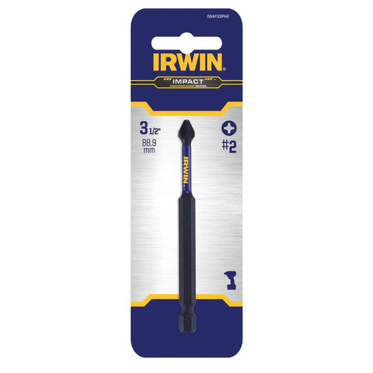 Irwin IWAF33PH2 Power Screwdriver Bit Phillips Bit, #2 Phillips