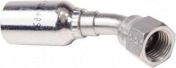 Parker 13756-4-4 Hydraulic Hose Short Drop Female JIC Swivel 45 &deg Elbow 4 mm, 7/16-20, 6,000 psi