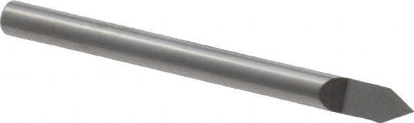 Scientific Cutting Tools, Inc. EN125-60 Engraving Cutter 60 &deg, 0.005" Dia, 0.005" Tip Dia, Conical Point, Solid Carbide
