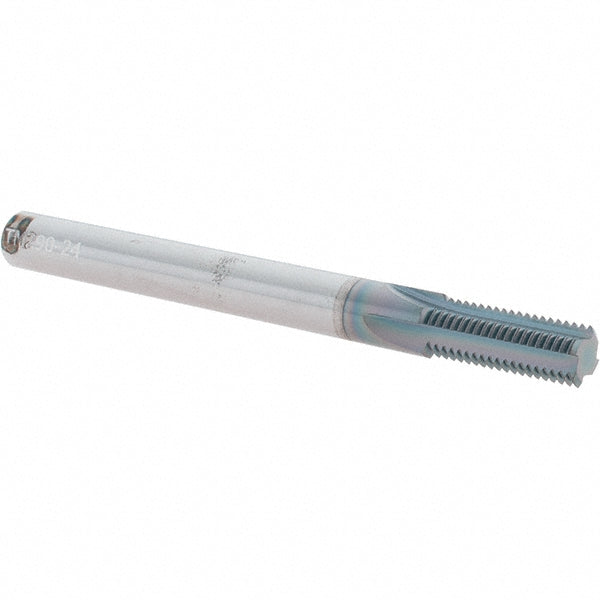 Scientific Cutting Tools, Inc. TM290-24A Straight Flute Thread Mill 3/8-24, Internal, 4 Flutes, 5/16" Shank Dia, Solid Carbide