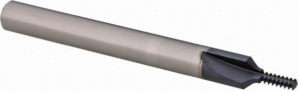 Scientific Cutting Tools, Inc. TM098-32A Straight Flute Thread Mill #6 to 32, Internal, 3 Flutes, 1/4" Shank Dia, Solid Carbide