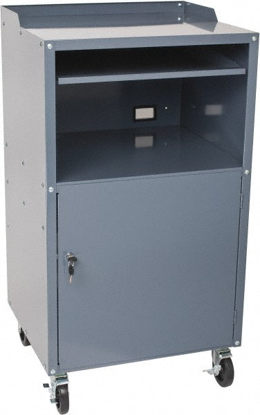 Value Collection VC-MH-CAB-006 Computer Stand Mobile Work Center 24" OAD, 1 Drawer
