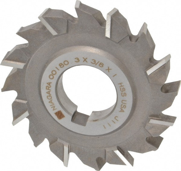 Keo 952-001-313 Side Milling Cutter  3" Cutter Dia,  0.3750" Cutting Width,  1" Arbor Hole,  16 Teeth