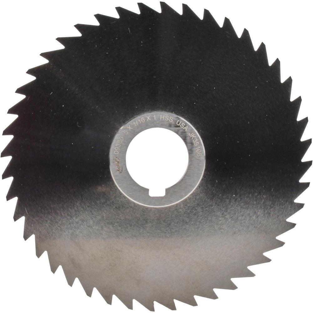 Keo 950-000-769 Slitting & Slotting Saw 5" Dia, 1/16" Thick, 1" Arbor Hole, 44 Teeth, High Speed Steel