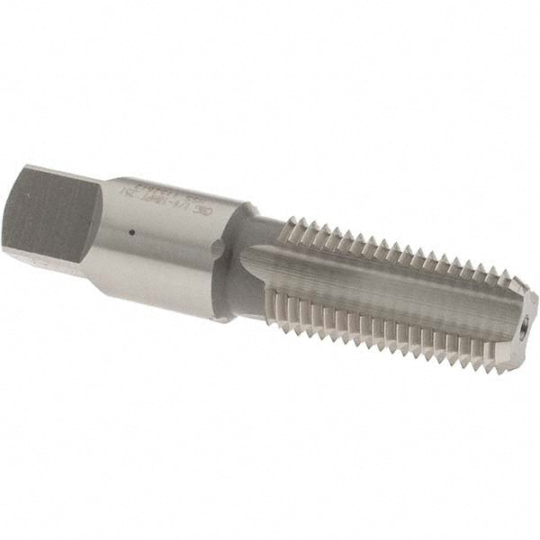 OSG 1200600700 Standard Pipe Tap 1/4-18, NPTF, 4 Flutes, High Speed Steel, Bright/Uncoated