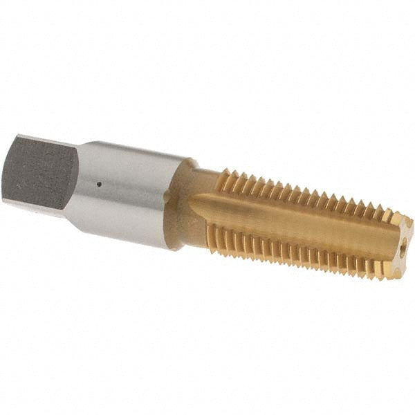OSG 1312805 Standard Pipe Tap 1/4-18, NPTF, 4 Flutes, High Speed Steel, TiN Finish