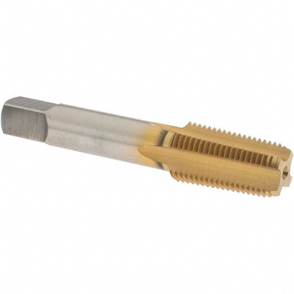 OSG 1310205 Standard Pipe Tap 1/8-27, NPT, 4 Flutes, High Speed Steel, TiN Finish