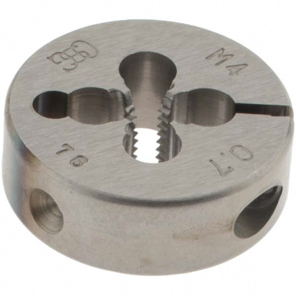 OSG 46029 Round Die M4x0.7, 20 mm OD, High Speed Steel