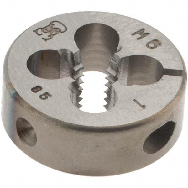 OSG 46038 Round Die M6x1, High Speed Steel