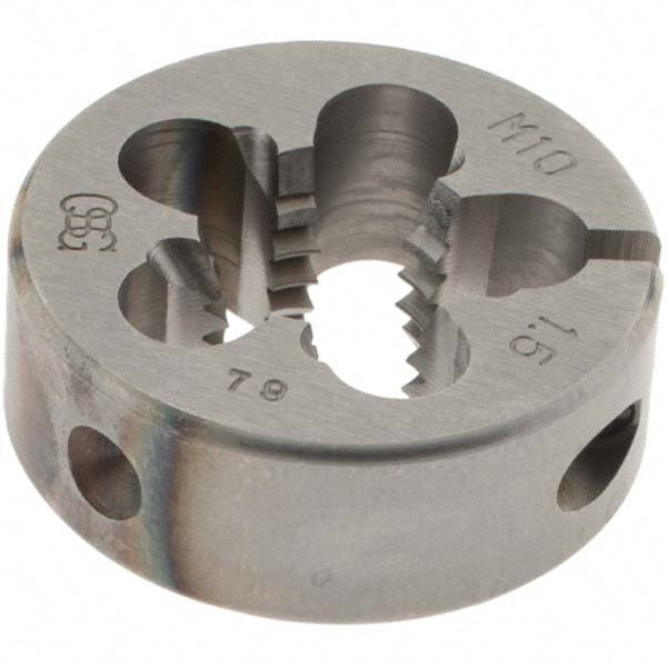 OSG 46093 Round Die M10x1.5, 1" OD, High Speed Steel