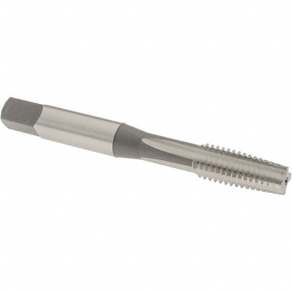 OSG 1971200 Straight Flute Tap M8x1.25 Metric Coarse, 4 Flute, Taper Chamfer, 6H Class of Fit, High-Speed Steel, Bright/Uncoated Finish