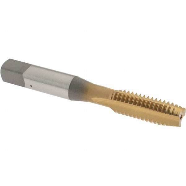 OSG 1171305 Straight Flute Tap 3/8-16 UNC, 3 Flute, Plug Chamfer, 3B Class of Fit, High-Speed Steel, TiN Finish