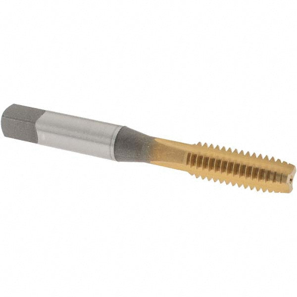 OSG 1170705 Straight Flute Tap 5/16-18 UNC, 3 Flute, Plug Chamfer, 3B Class of Fit, High-Speed Steel, TiN Finish