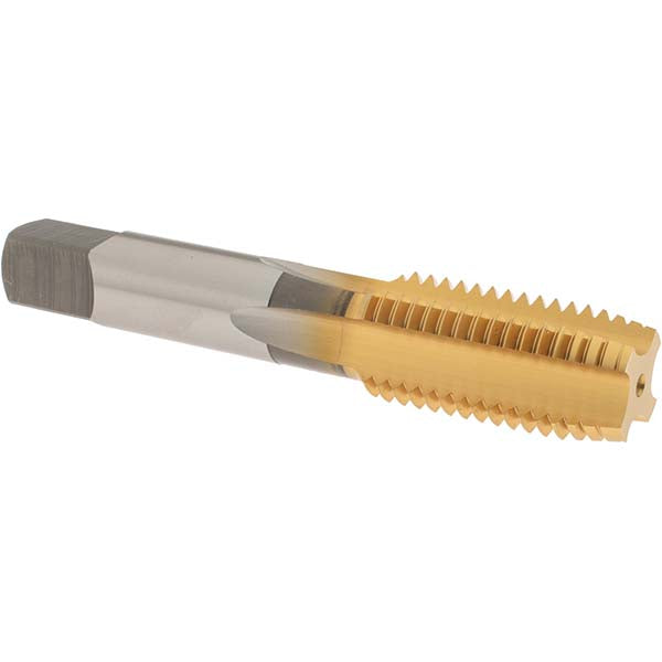 OSG 1135505 Straight Flute Tap 7/8-9 UNC, 4 Flute, Plug Chamfer, 3B Class of Fit, High-Speed Steel, TiN Finish