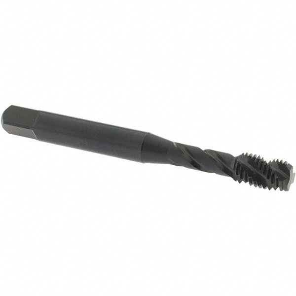 OSG 1302001901 Spiral Flute Tap 1/4-28, UNF, 3 Flute, Bottoming Chamfer, 3B Class of Fit, Vanadium High-Speed Steel, Oxide Finish