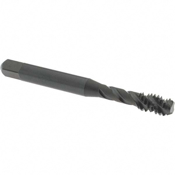 OSG 1302001801 Spiral Flute Tap 1/4-20, UNC, 3 Flute, Bottoming Chamfer, 3B Class of Fit, Vanadium High-Speed Steel, Oxide Finish