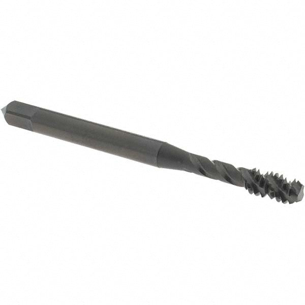 OSG 1302001601 Spiral Flute Tap #10-24, UNC, 3 Flute, Bottoming Chamfer, 2B Class of Fit, Vanadium High-Speed Steel, Oxide Finish