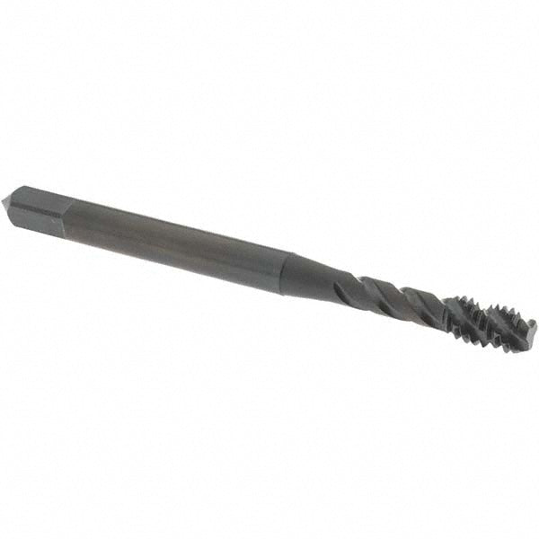 OSG 1302001501 Spiral Flute Tap #8-32, UNC, 3 Flute, Bottoming Chamfer, 2B Class of Fit, Vanadium High-Speed Steel, Oxide Finish