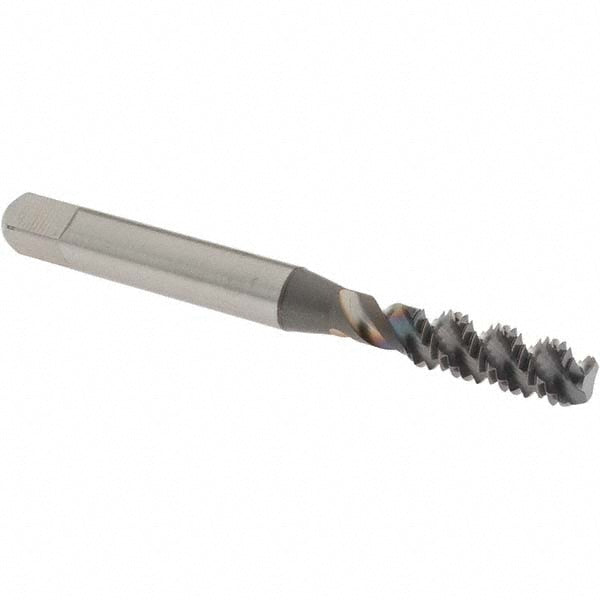 OSG 1986108 Spiral Flute Tap M6x1, Metric Coarse, 3 Flute, Bottoming Chamfer, 6H Class of Fit, High-Speed Steel, TiCN Finish