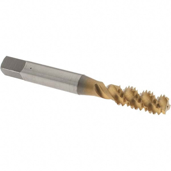 OSG 1430505 Spiral Flute Tap 5/16-18, UNC, 3 Flute, Bottoming Chamfer, 3B Class of Fit, High-Speed Steel, TiN Finish