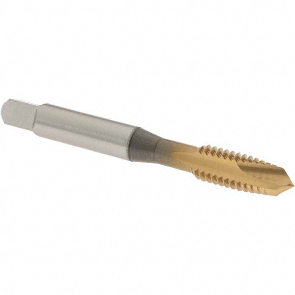 OSG 1240805 Spiral Point Tap 5/16-18 UNC, 2 Flutes, Plug Chamfer, 2B Class of Fit, HSS, TiN Coated