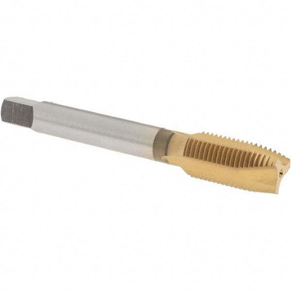OSG 1232605 Spiral Point Tap 1/2-20 UNF, 3 Flutes, Plug Chamfer, 3B Class of Fit, HSS, TiN Coated