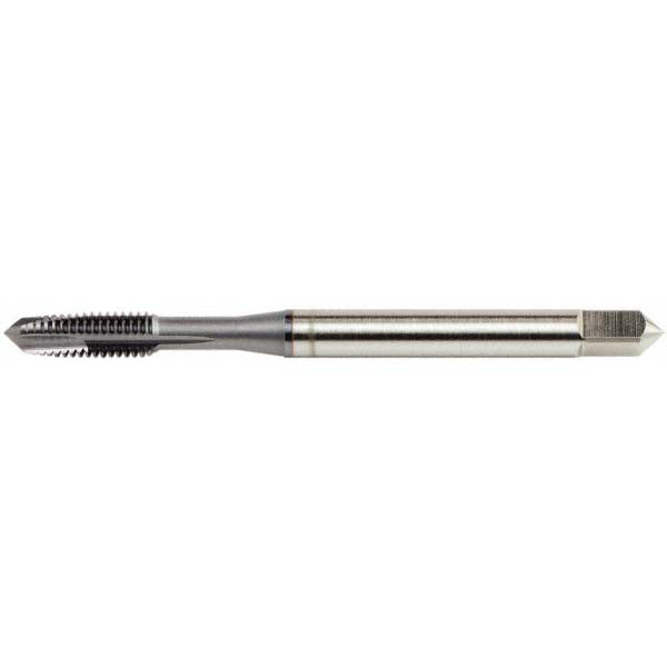 OSG 1111600803 Spiral Point Tap M8x1.25 Metric, 3 Flutes, Plug Chamfer, 6H Class of Fit, HSS-E Vanadium, Nitride Coated