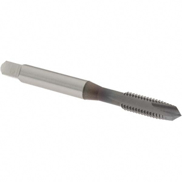 OSG 1981008 Spiral Point Tap M6x1 Metric, 2 Flutes, Plug Chamfer, 6H Class of Fit, HSS, TiCN Coated