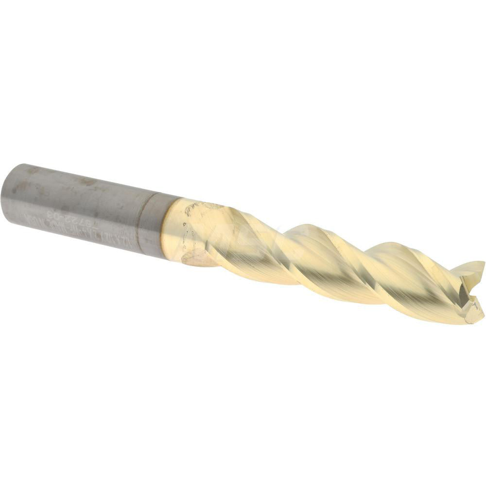 Accupro 315175 Square End Mill 1/2" Dia, 2" LOC, 3 Flute, Solid Carbide