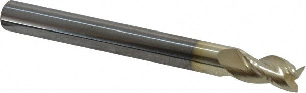 Accupro 315143 Square End Mill 1/4" Dia, 3/8" LOC, 3 Flute, Solid Carbide