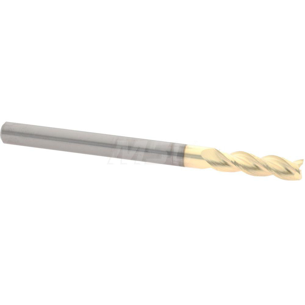 Accupro 315137 Square End Mill 3/16" Dia, 5/8" LOC, 3 Flute, Solid Carbide