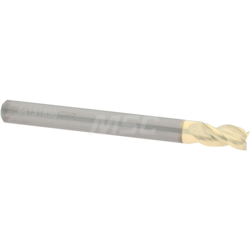 Accupro 315133 Square End Mill 3/16" Dia, 5/16" LOC, 3 Flute, Solid Carbide