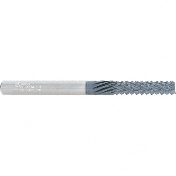 Onsrud 66-911ALTIN Diamond Pattern Router Bit 0.25" Dia, 1" LOC, 1/4" Shank Dia, End Mill
