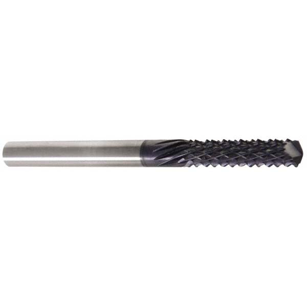 Onsrud 66-940ALTIN Diamond Pattern Router Bit 0.5" Dia, 1.625" LOC, 1/2" Shank Dia, Drill Point