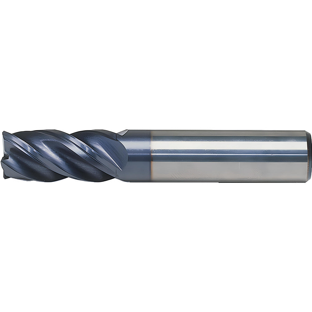 Kennametal 4047746 Corner Radius End Mill 5/16" Dia, 3/4" LOC, 0.03" Radius, 4 Flutes, Solid Carbide