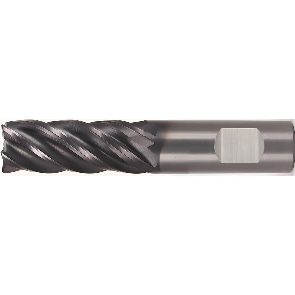 Kennametal 4048736 Corner Radius End Mill 3/4" Dia, 1-1/2" LOC, 0.12" Radius, 5 Flutes, Solid Carbide