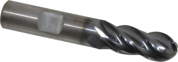 Kennametal 4067289 Ball End Mill 0.5" Dia, 1.25" LOC, 4 Flute, Solid Carbide