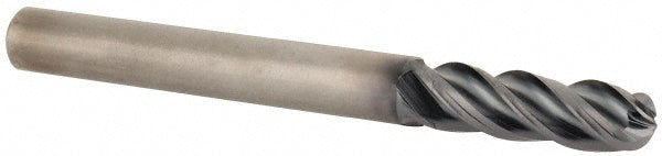 Kennametal 4067344 Ball End Mill 0.25" Dia, 0.75" LOC, 4 Flute, Solid Carbide