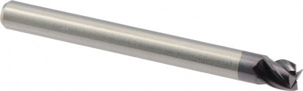 M.A. Ford 17718700A Square End Mill 3/16" Dia, 3/16" LOC, 4 Flute, Solid Carbide
