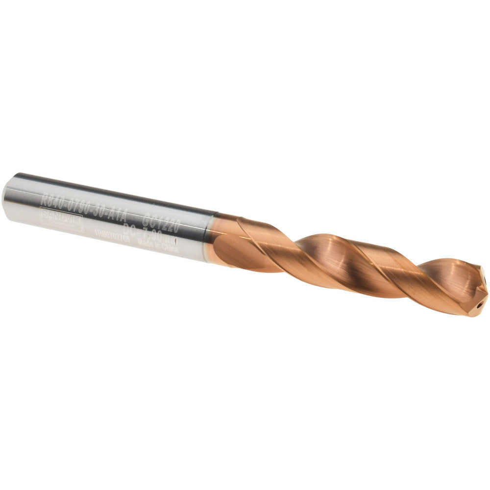 Sandvik Coromant 5748581 Jobber Length Drill Bit 7.90 mm (0.3110) Dia, 140 deg, Solid Carbide