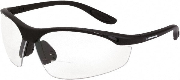 CrossFire 12415 Magnifying Safety Glasses +1.5, Clear Lenses, Anti-Fog & Scratch Resistant, ANSI Z87.1