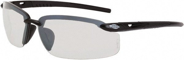 CrossFire 29215 Safety Glass Scratch-Resistant, Polycarbonate, Silver Lenses, Full-Framed, UV Protection