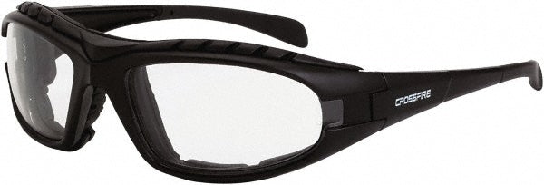 CrossFire 2724 AF Safety Glass Anti-Fog, Polycarbonate, Clear Lenses, Full-Framed, UV Protection