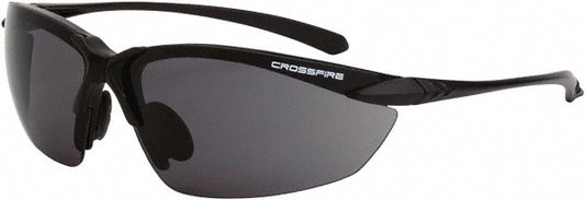 CrossFire 921 Safety Glass Scratch-Resistant, Polycarbonate, Smoke Lenses, Full-Framed, UV Protection