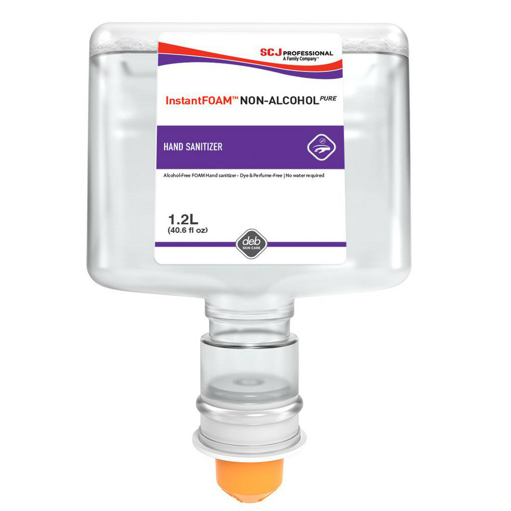 SC Johnson Professional AFS120TF InstantFOAM Non-Alcohol PURE Hand Sanitizer 1.2L TF Cartridge, 3/case