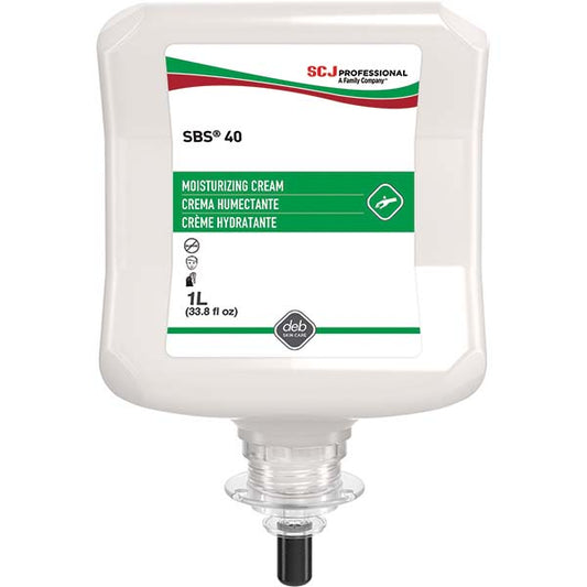 SC Johnson Professional SBS1L SBS 40 Skin Conditioning Cream 1L Cartridge, 6/case